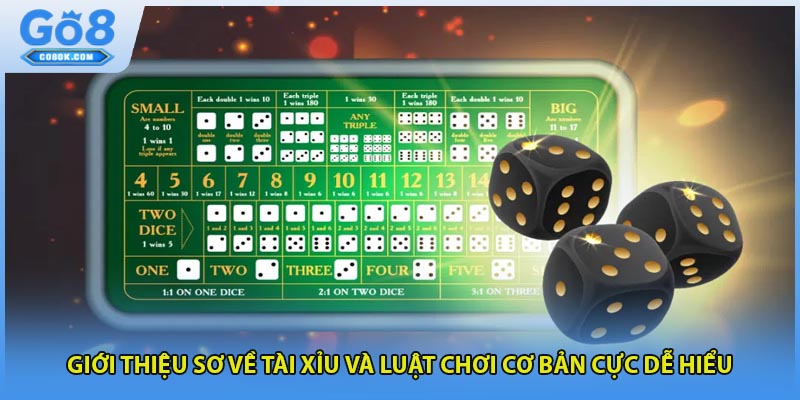 Giới thiệu sơ về tài xỉu và luật chơi cơ bản cực dễ hiểu